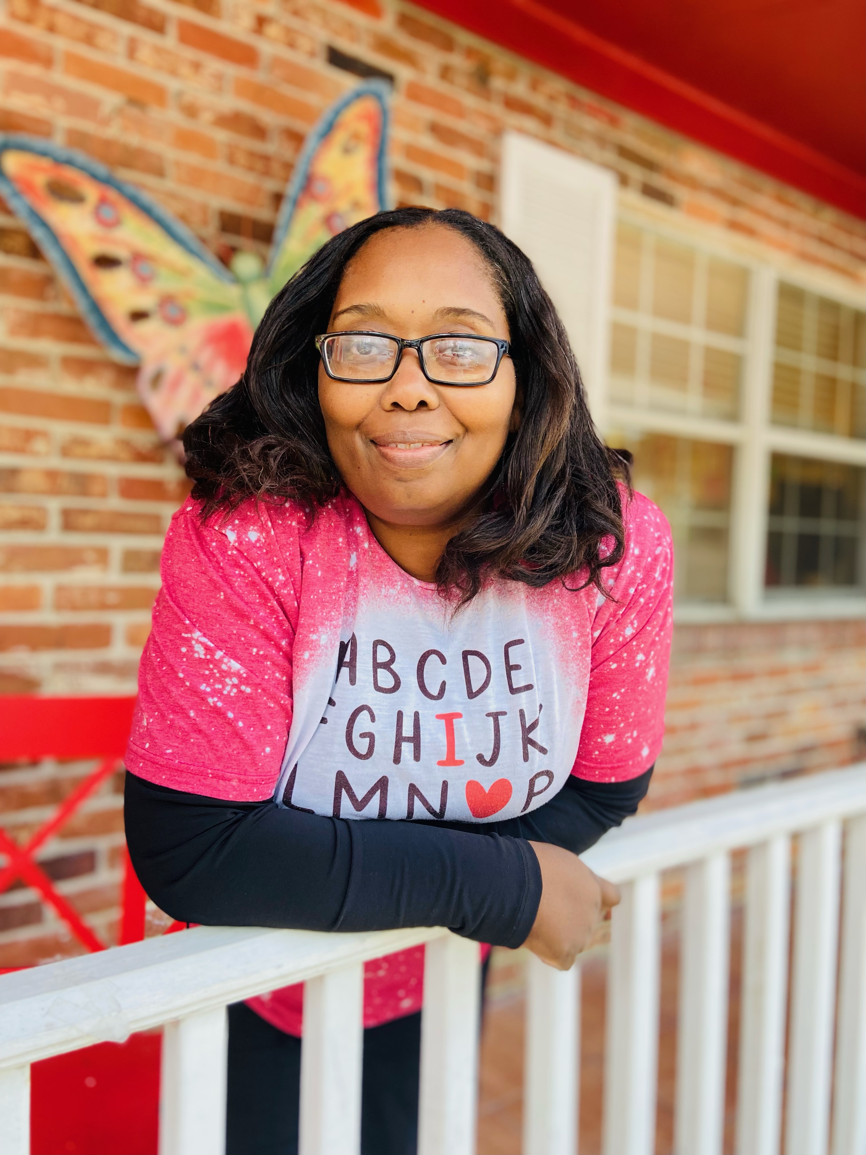 This is a photo of our teacher Ms. Gaydrael